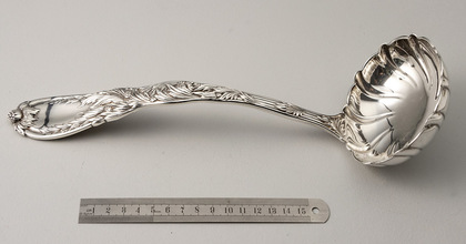 Tiffany Sterling Silver Indian Chrysanthemum Soup Ladle